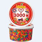 《Hama 拼拼豆豆》3，000顆拼豆補充罐─51號霓虹混色