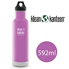 【美國Klean Kanteen】Insulated不鏽鋼保溫瓶592ml_粉紅花
