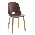 Emeco Alfi 高背單椅 (深棕)