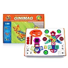 GINIMAG 188片 磁性建構片 積木 益智玩具 磁鐵玩具 (Magformers相容)