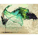 ArtLife藝術生活【66006】青墨飛舞_DIY 數字 油畫 彩繪