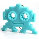 綁架外星人耳機捲線器(耳道式)_天藍