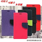 三星 Samsung Galaxy J7 Plus 經典書本雙色磁釦側掀皮套 尚美系列黑色