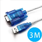 USB 2.0─RS232 9─pin高速數據傳輸線─3M