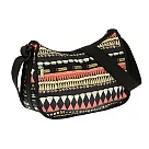 LESPORTSAC 尼龍拉鍊斜背包─多彩民族風 (現貨+預購)多彩民族風