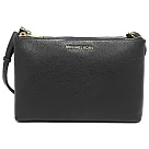 MICHAEL KORS 簡約皮革方型斜背包─黑(現貨+預購)黑