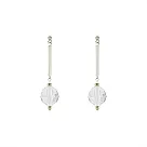 Snatch 水晶微光之聲手作耳環 / Crystal Long Handmade Earrings