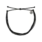 Pura Vida 美國手工 Anklets多圈 素面 臘繩 手鍊腳鍊兩用 純黑款