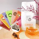 【無藏嚴選】無花不茶─原葉三角立體茶包10入*2包組合─共11款可選擇黃金蕎麥烏龍茶