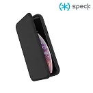 Speck Presidio Folio iPhone Xs/X 針織紋側翻防摔保護套─黑色