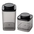 ANKOMN|EVERLOCK 氣密保鮮罐 1200+600ml 半透黑(2入組)