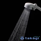 【takagi】Air beat 拍打按摩蓮蓬頭─ 珍珠白 | 鈴木太太公司貨