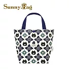 Sunny Bag ─ 捲毛力卡─托特包(深藍色貓咪)