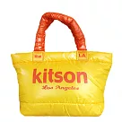 Kitson 經典LOGO太空包─黃/橘