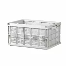 樹德livinbox ─ 巧立耐重摺疊籃(大) FB─5336 淺灰