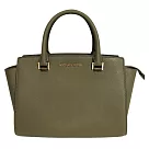 MICHAEL KORS 經典防刮手提斜背包─軍綠 (現貨+預購)