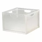 樹德 livinbox ─ 巧拼收納箱(有把手) KD─2638 純淨透