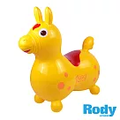 【RODY】跳跳馬─經典基本色附打氣筒─(義大利原裝進口~寶寶騎乘玩具) 黃色