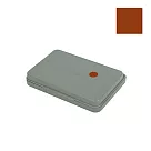 【寫吉達】Shachihata 顏料系油性印台 中型 HGN─2 茶色 (盤面 90 X 56 mm)