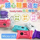 Candy Cable充電傳輸線 ─ Micro Usb爵士黑(Micro Usb)