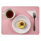 【Sprourtee小豆芽】 馬卡龍系列 風格 環保矽膠餐墊─3入櫻花粉