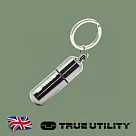 【TRUE UTILITY】英國多功能防水輕巧打火機鑰匙圈FireStash─吊卡版