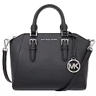 MICHAEL KORS 中款經典防刮兩用包─黑 黑
