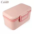 【Caldo卡朵生活】小鳥胃竹纖維雙層分隔便當盒800ml 粉
