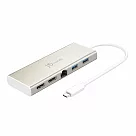 j5create USB3.1 Type─C to 4K+ 2K HDMI雙螢幕多功能集線器─JCD381