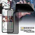ACEICE for iPhone11 Pro Max / iPhone Xs Max 防窺滿版玻璃保護貼─黑