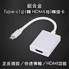 鋁合金 Type─c(公)轉 HDMI (母)轉接卡