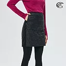 ADISI 女超撥水SMAWARM海洋溫控抗靜電棉裙AD2021040 (S─XL) (蚵殼棉 海洋紗 環保 防潑水 戶外機能)M霧黑