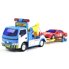 寶盟 仿真磨輪動力車系列─拖吊車加跑車組合