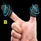【DR.Story】手遊嚴選必備手機電競防汗止滑手機專業遊戲手套 B─ 黑色