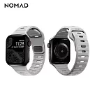 美國NOMAD Apple Watch專用運動風FKM橡膠錶帶─44/42mm 月球灰