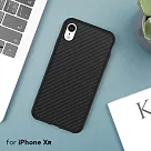 犀牛盾 iPhone XR SolidSuit碳纖維防摔背蓋手機殼 黑色