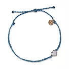 Pura Vida 美國手工 HEART OF PEARL ANKLET 愛心母貝 煙燻藍腳鍊可調式衝浪腳鍊
