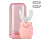 【Luveta】U型牙套式兒童電動牙刷 ─ 粉豬 3─6歲