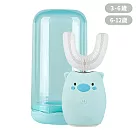 【Luveta】U型牙套式兒童電動牙刷 ─ 藍豬 3─6歲
