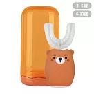 【Luveta】U型牙套式兒童電動牙刷 ─ 棕熊 3─6歲