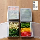 【家事問屋】日本製304不鏽鋼淺型附蓋保鮮調理盒+瀝油網組(超值三件組)