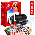 【現貨供應】任天堂 Switch OLED主機 ─ 白色(公司貨)+最新熱門遊戲任選一【+兩好禮】 瑪利歐賽車8