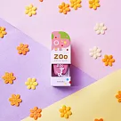 【ZOO ㄖㄨˋ】拋棄式兒童指甲油|糖糖馬卡龍系列 | #11 頑皮長頸鹿(糖果亮片粉蜜橘)