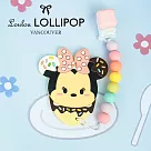 迪士尼系列 Loulou Lollipop 加拿大固齒器組/奶嘴鍊夾 米妮