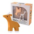 【Halftoys 哈福玩具】SF00408 3D動物樂園─高角羚