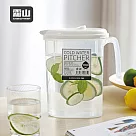 【日本霜山】單手按壓式PP耐熱冷水壺─1.7L