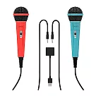 【LOTUS】SWITCH Joysound 雙人麥克風 線長3m PS4 PS5 XBOX PC也適用 副廠