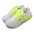 Nike 慢跑鞋 W Zoom Fly 4 PRM 女鞋 氣墊 路跑 白 螢光黃 DN2658─101