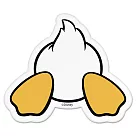 迪士尼Disney 唐老鴨經典造型珪藻土杯墊_ 唐老鴨屁屁造型