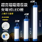超亮磁吸增長款充電式LED燈(短款) 白光短款